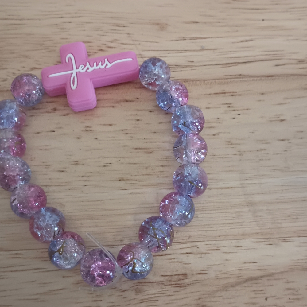 Pink and Purple Kids Bracelet